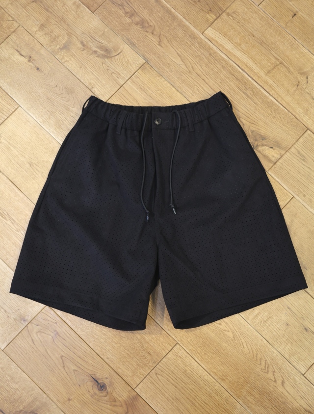 COOTIE　「Punching Faux Suede Side Seamless Easy Shorts」　パンチング加工 フェイクスエード ワイドイージーショーツ