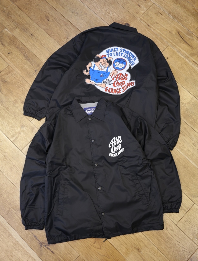 【4月19日 発売！】PORKCHOP GARAGE SUPPLY 　「PORKY COACH JKT」 ナイロンコーチジャケット