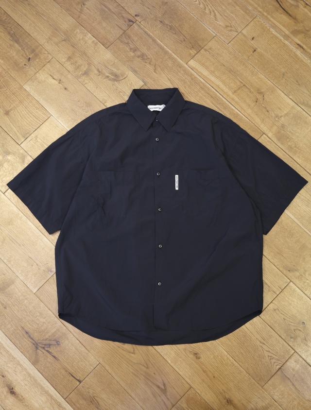 COOTIE 　「Garment Dyed Nylon S/S Shirt」　ナイロンシャツ