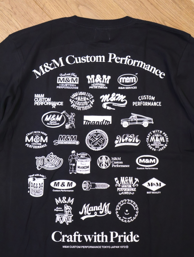 M&M CUSTOM PERFORMANCE　Tシャツ M&M CUSTOM PERFORMANCE - PRINT S/S TEE (BLACK) / ×SHANTII