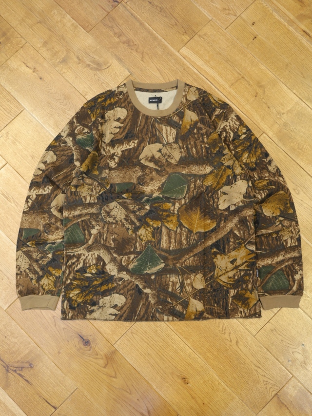 ROTTWEILER 　　「R9 CAMO LS TEE」 　カモプリント ロングスリーブティーシャツ