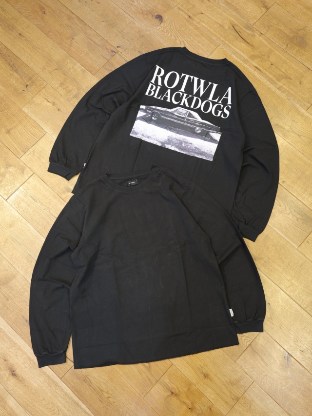 ROTTWEILER 　　「R9 PHOTO LS TEE」 　ピグメントプリントロングスリーブティーシャツ