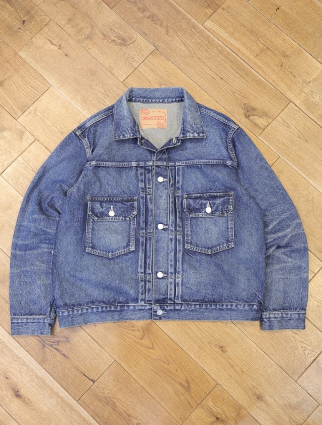 MASSES　　「DENIM JKT H.WASH」　ヴィンテージ加工 2ndタイプ デニムジャケット