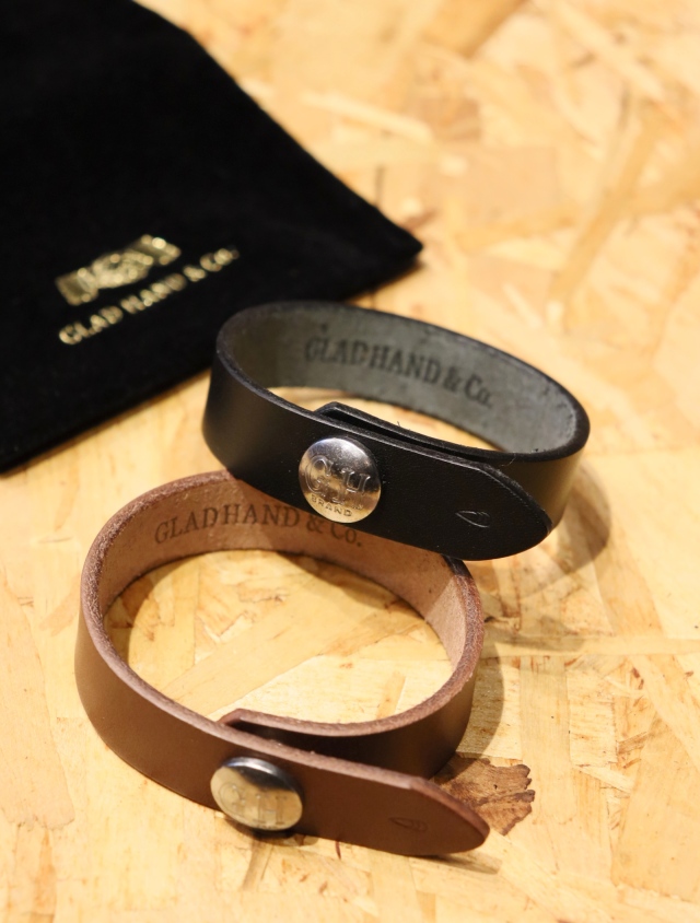 GLAD HAND 「LEATHER BRACELET」 レザーブレスレット MASH UP マッシュ