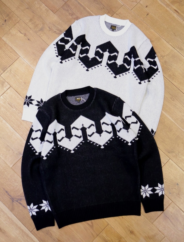 RATS　 「NORDIC KNIT」　 クルーネックニットセーター