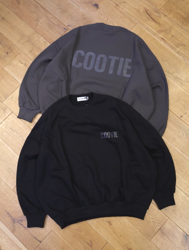 COOTIE　「Chubby Sweat Crew」　オーバーサイズ スウェットクルーネック