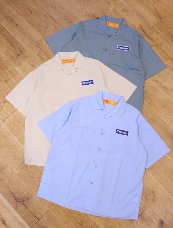 CHALLENGER 「S/S WORKER SHIRT」 オープンカラーワークシャツ