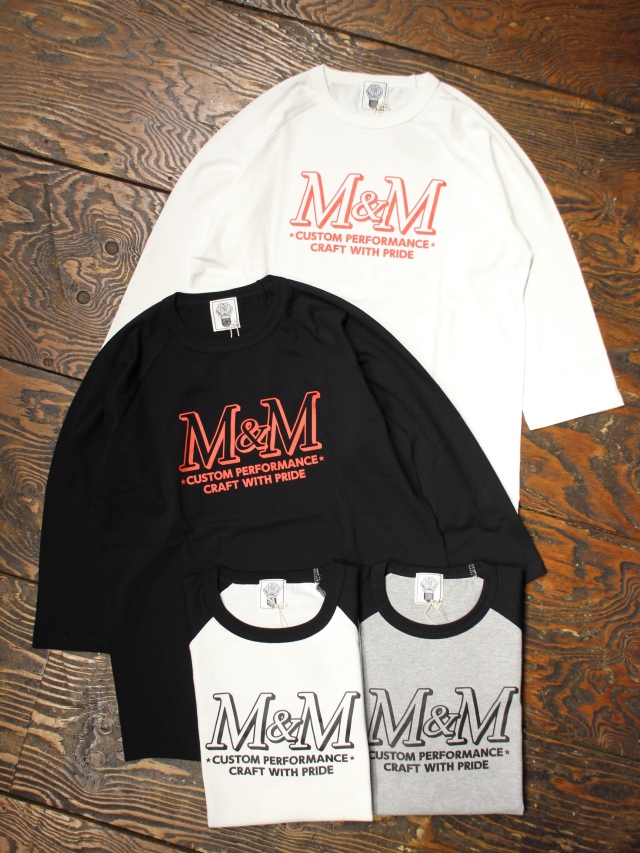 12月25日発売 M M Custom Performance Raglan T Shirt ラグラン7分袖ティーシャツ