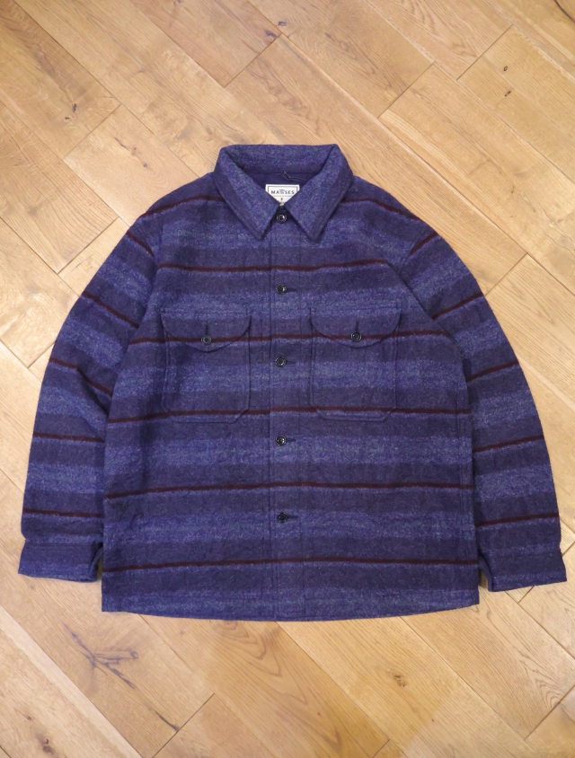 MASSES × Maison MIHARA YASUHIRO　「WOOL BLANKET SHIRTS MMY」　ウールブランケット シャツジャケット