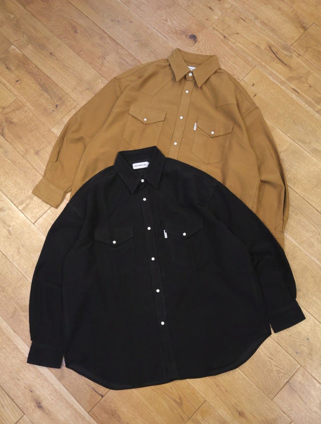 COOTIE 　「Moleskin Western L/S Shirt」　モールスキン ウエスタンシャツ