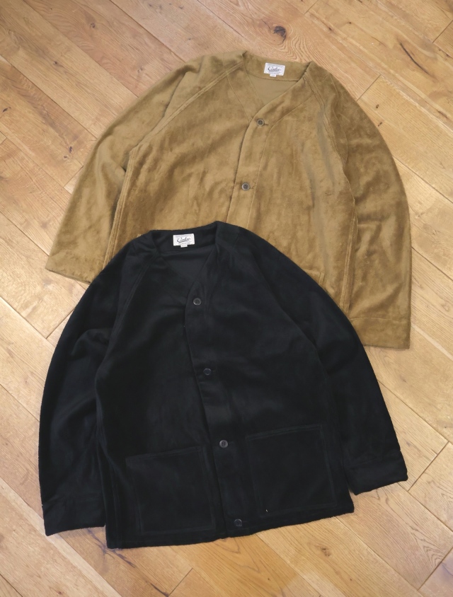 CALEE　「CT FLEECE BOA NO COLLAR JACKET」  ボアジャケット