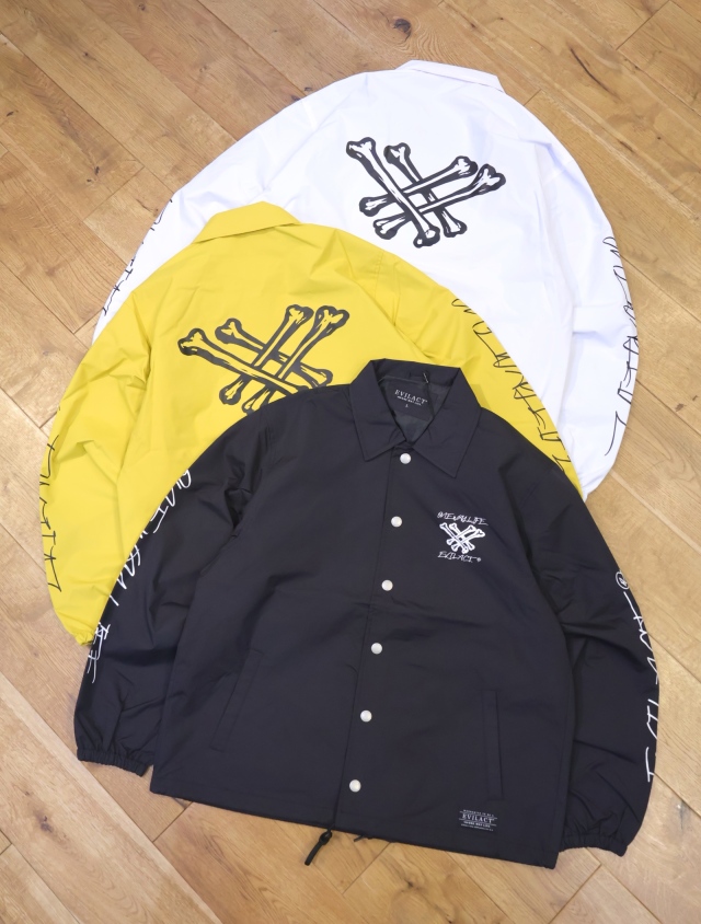 EVILACT 　　「CROSS BONE WIND BREAKER」　2レイヤー ナイロンコーチジャケット