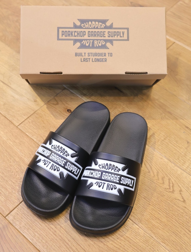 【8月9日 発売！】PORKCHOP GARAGE SUPPLY　「BAR&SHIELD SANDALS」 　サンダル