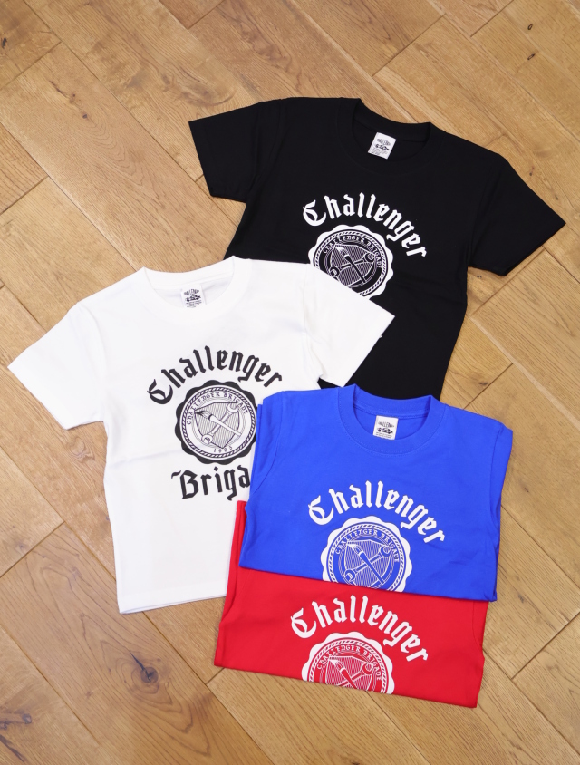 CHALLENGER  　「KIDS COLLEGE TEE」　キッズサイズ ティーシャツ
