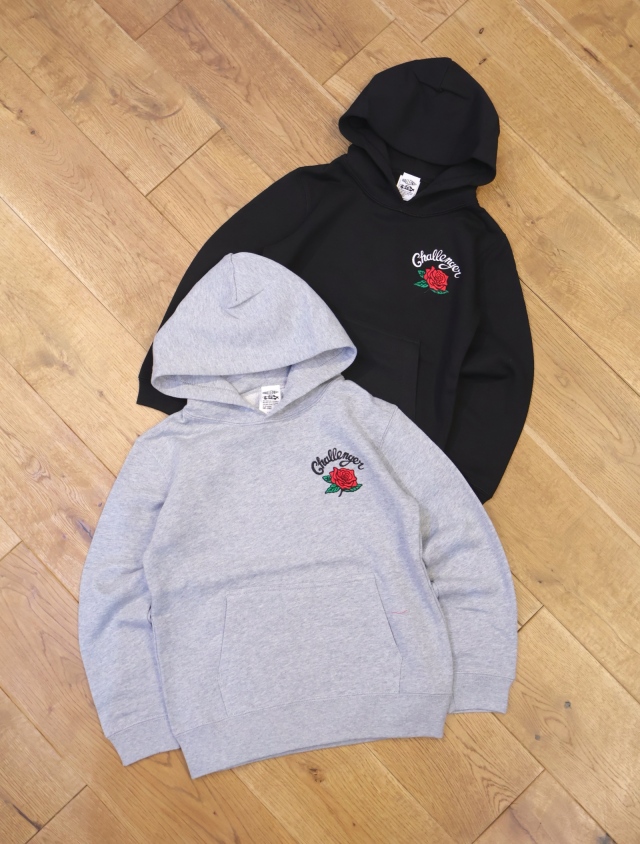 CHALLENGER  　「KIDS ROSE HOODIE」　キッズサイズ スウェットフーディー