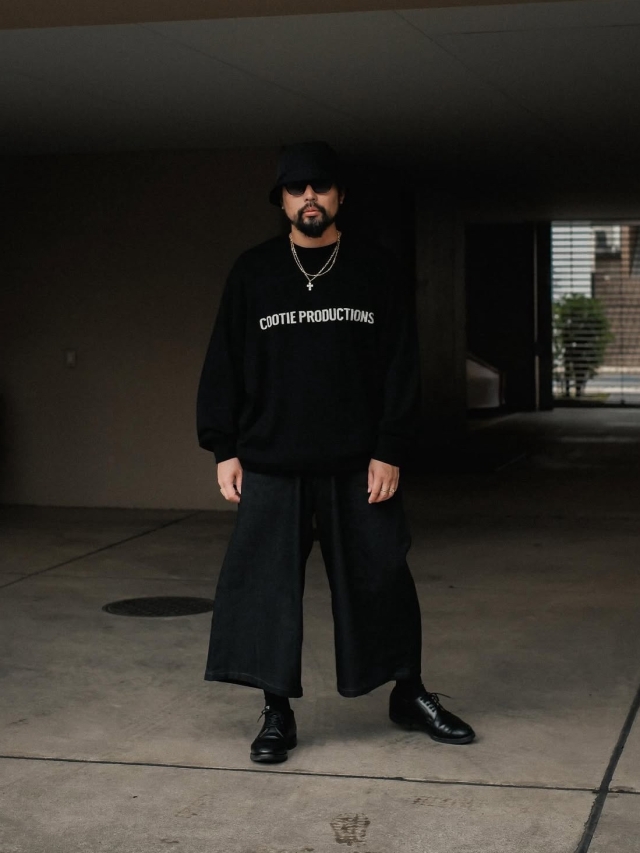 COOTIE 「Intarsia Crew Sweater」 クルーネック ニットセーター