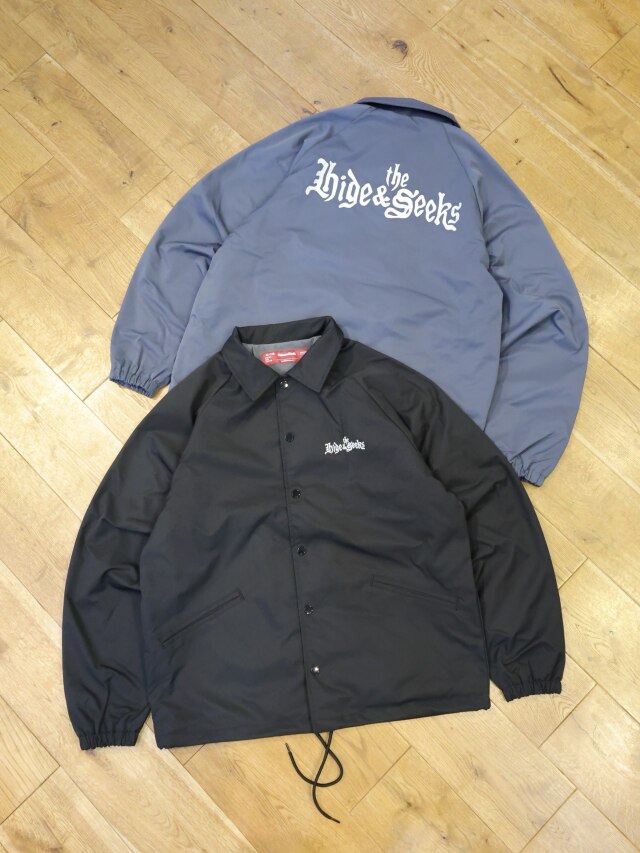 Hide and Seek × Toru Nishiura　「The H&S Team Jacket」　 コーチジャケット（SOLID）