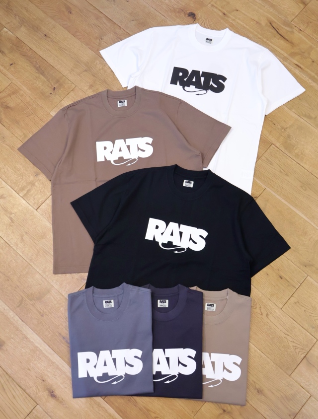 RATS　「BOX LOGO TEE」　プリントティーシャツ