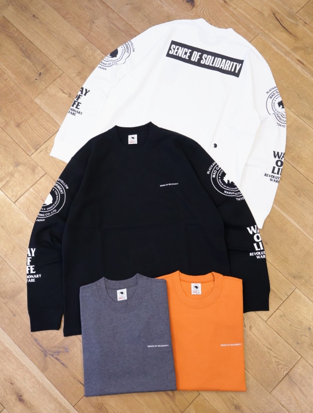 RATS　　「TWO WHEEL L/S TEE」　　プリント ロングスリーブティーシャツ