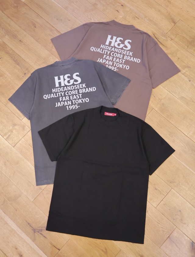 Hide and Seek 「Logo S/S Tee-1（24SS）」 ビックシルエット