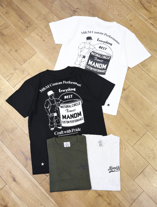 【4月18日 発売！】M&M CUSTOM PERFORMANCE  　「PRINT TEE」　プリント ティーシャツ