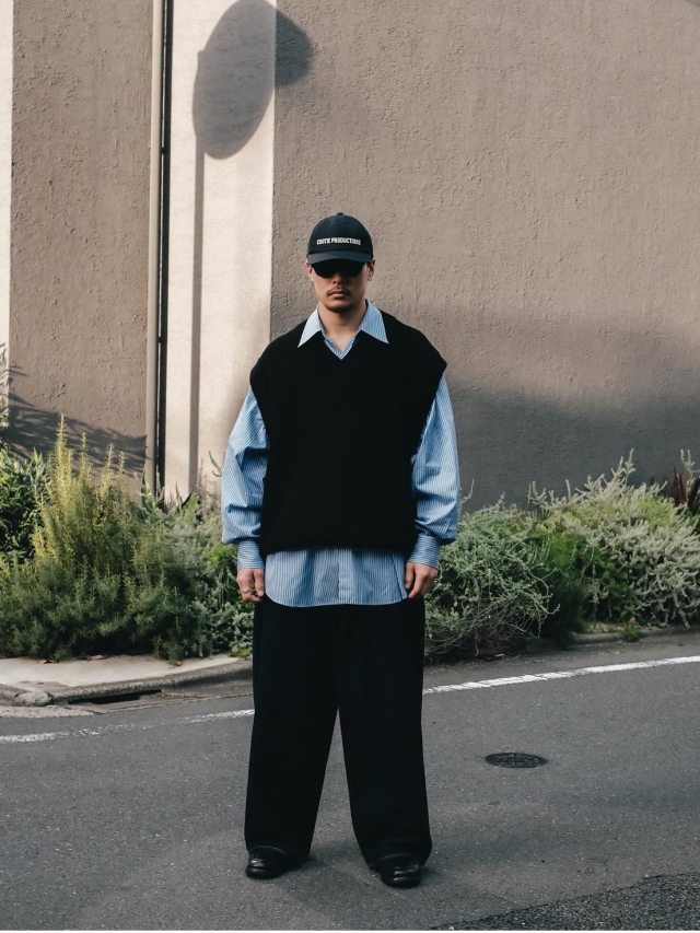 トップス COOTIE Rib Stitch V Neck Vest 0329195710_642419862d52d.jpg