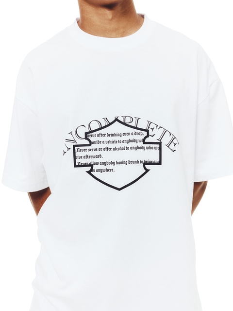 INCOMPLETE TOKYO 「S/S Tee type-2」 プリントティーシャツ