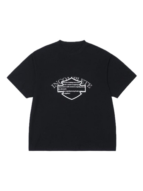 INCOMPLETE TOKYO 「S/S Tee type-2」 プリントティーシャツ