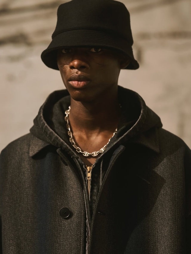 帽子 cootie WOOL MELTON BUCKET HAT L COOTIE 「Wool Melton Bucket Hat」 ウールメルトン バケットハット