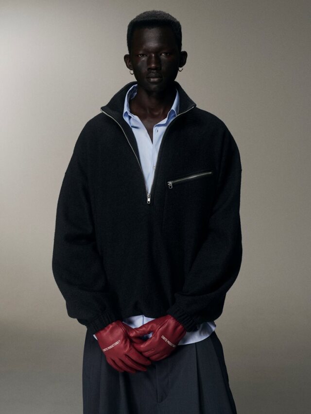 cootie ハーフジップ COOTIE 「W/N Fleece Half Zip Top」 フリース ハーフジップシャツ