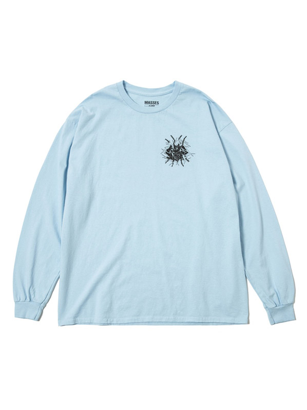 マシス ロングスリーブTシャツ/MASSES BLUE なにげなく XLサイズ キムタク