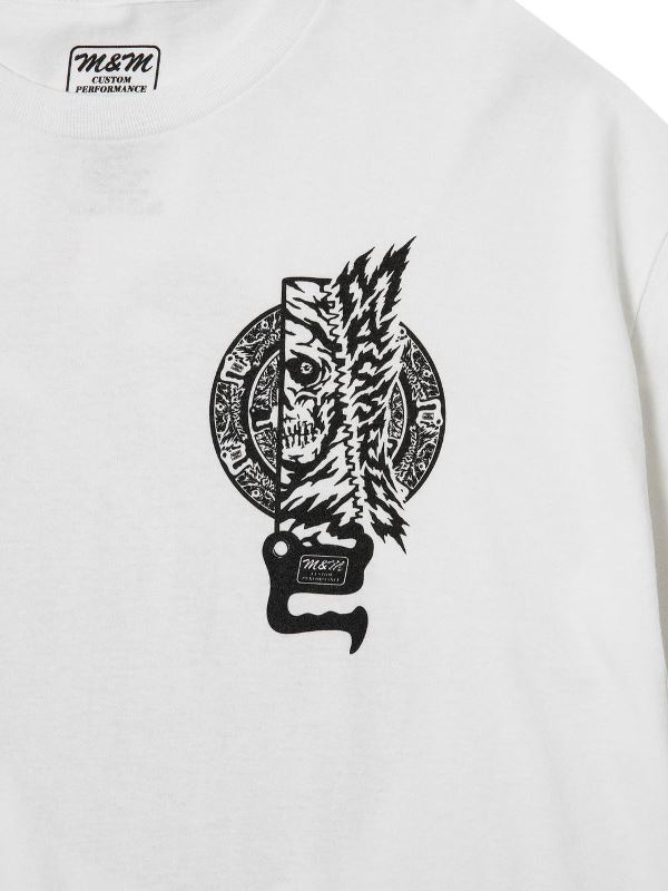 M&M CUSTOM PERFORMANCE × MASSES 「T-SHIRT SAW」 プリントティーシャツ