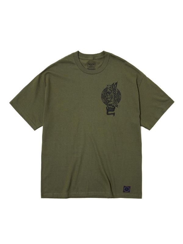 M&M × MASSES　T-SHIRT SAW【新品・未使用】 M&M CUSTOM PERFORMANCE × MASSES 「T-SHIRT SAW」 プリントティーシャツ
