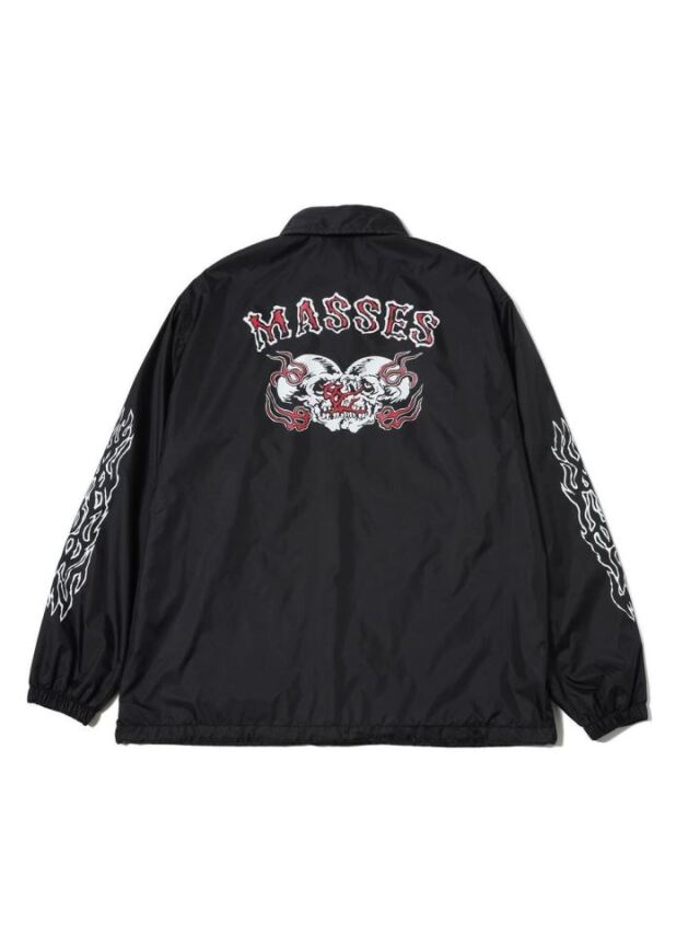 MASSES 「NYLON JKT TWIN SKULL」 ナイロンコーチジャケット 