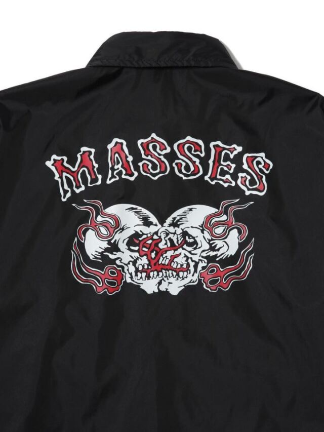 MASSES 「NYLON JKT TWIN SKULL」 ナイロンコーチジャケット 