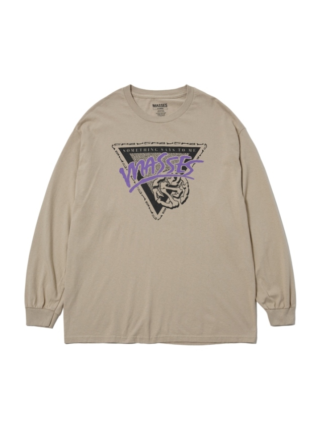 MASSES 「T-SHIRT L/S TRIANGLE」 ロングスリーブティーシャツ
