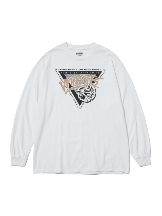 MASSES 「T-SHIRT L/S TRIANGLE」 ロングスリーブティーシャツ