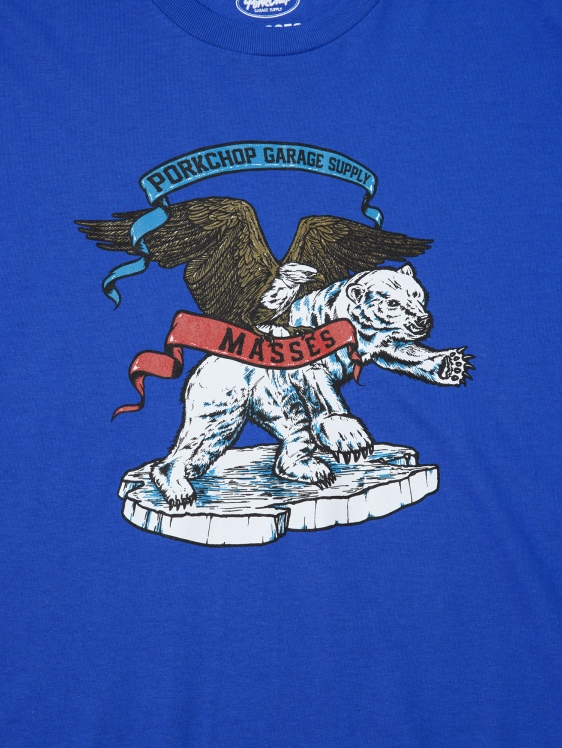 PORKCHOP GARAGE SUPPLY × MASSES 「T-SHIRT POLAR BEAR P