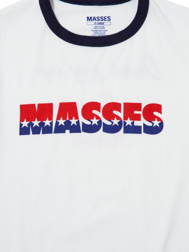 MASSES 「RINGER T-SHIRT STAR」 リンガーティーシャツ