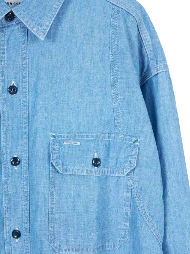 ス*ー様 MASSES WORK SHIRT F WORK SHIRT F S/S / BLACK | セレクトショップ｜DeepInsideinc