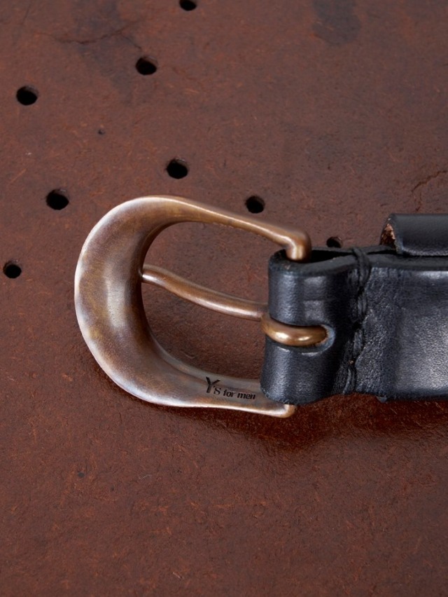 MASSES × Y's for men 「HEAVY OIL LEATHER CUSTOM BELT」 レザーベルト