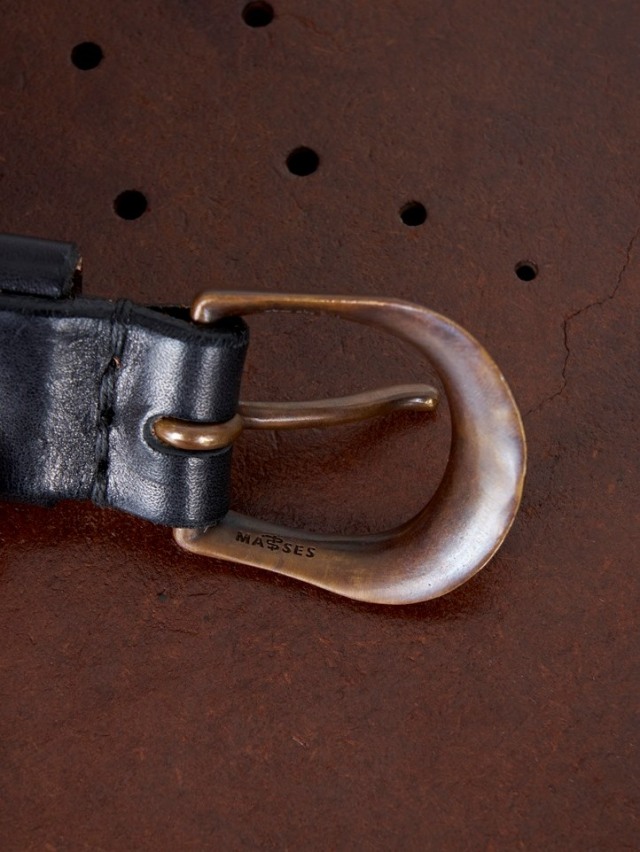 MASSES × Y's for men 「HEAVY OIL LEATHER CUSTOM BELT」 レザーベルト