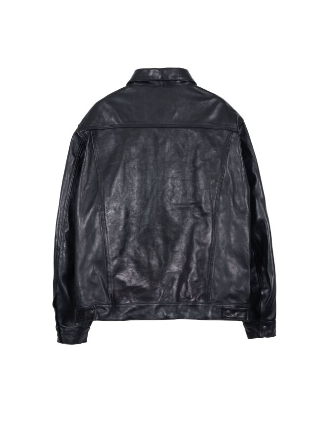 MASSES 「TRUCKER JACKET」 レザートラッカージャケット