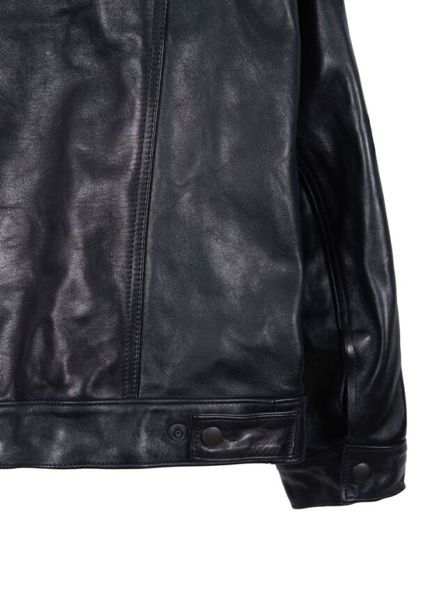 MASSES 「TRUCKER JACKET」 レザートラッカージャケット