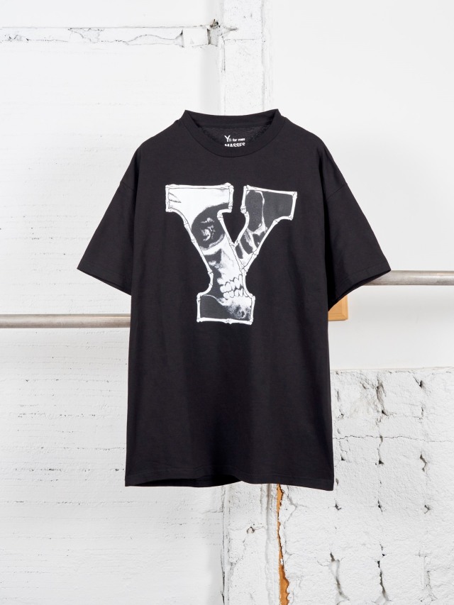 MASSES × Y's for men 「ROUND NECK SHORT SLEEVE T C Ys」 プリント