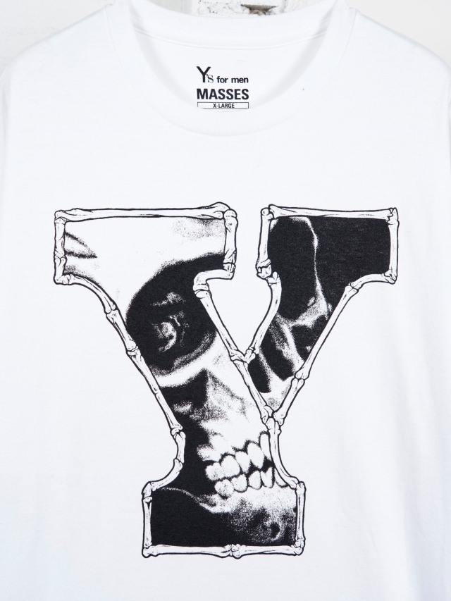 MASSES × Y's for men 「ROUND NECK SHORT SLEEVE T C Ys