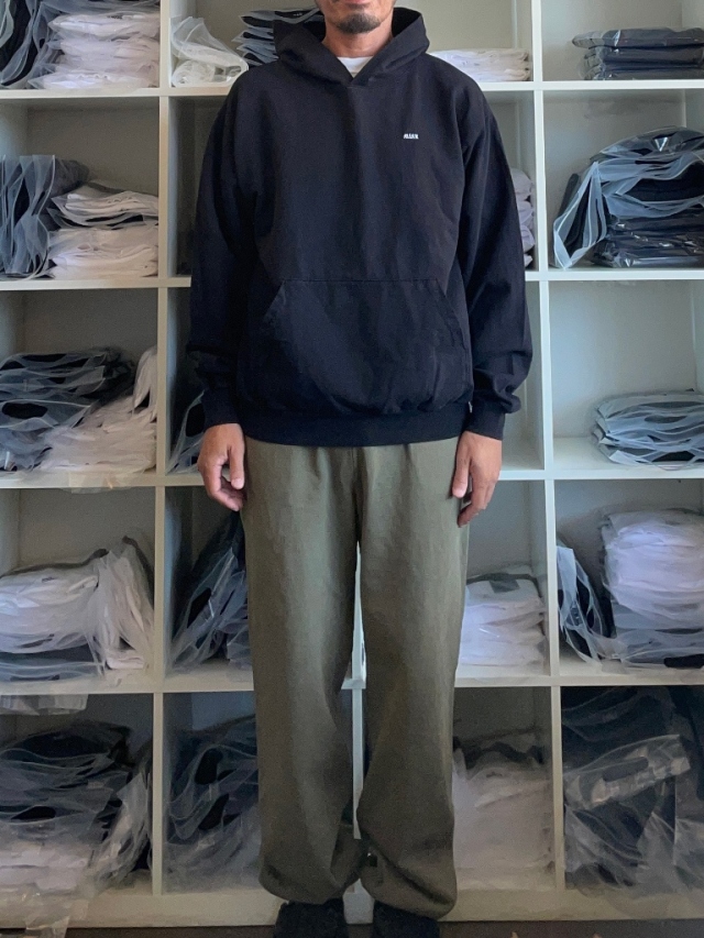 その他ブランド / MINE/GARMENT DYE HOODIE 9oz/パーカー/1/コットン/黒/ブラック//無地 MINE 「GARMENT DYE HOODIE 9oz」 ガーメントダイ プルオーバーフーディー