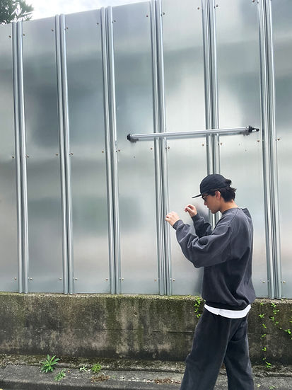 MINE 「PIGMENT DYE / GARMENT DYE SWEAT CREW NECK 14oz