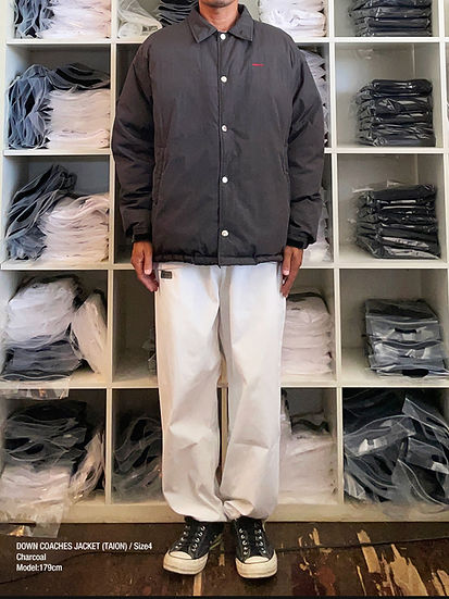 MINE × TAION 「DOWN COACHES JACKET (TAION)」 ダウン コーチジャケット
