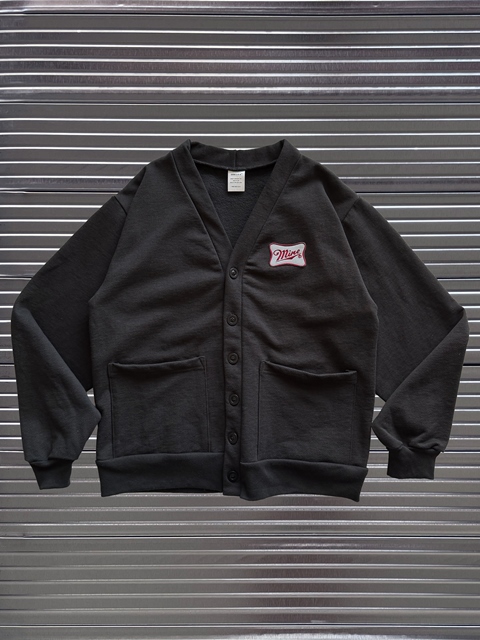 MINE 「Patch Cardigan」　スウェットカーディガン